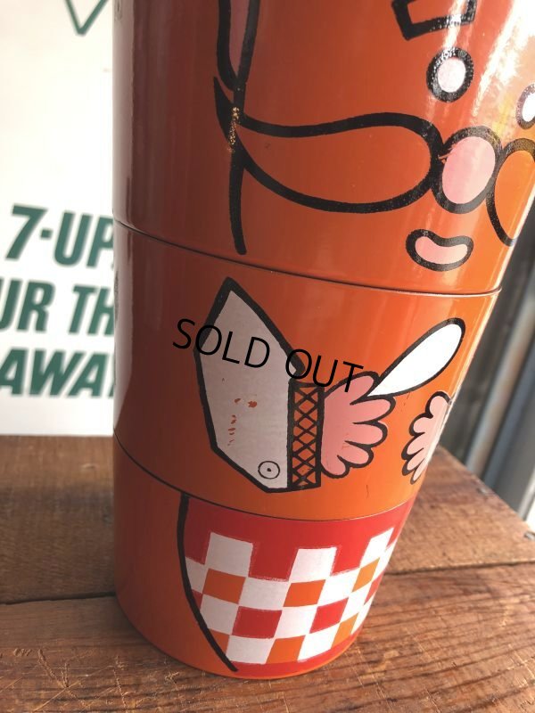 画像7: 70s Vintage Snack Time Nesting Bowls Containers (B749)