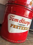 画像16: 70s Vintage Tom Sturgis Pretzels Advertising Tin cans SET (B750)