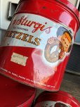 画像18: 70s Vintage Tom Sturgis Pretzels Advertising Tin cans SET (B750)