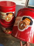 画像19: 70s Vintage Tom Sturgis Pretzels Advertising Tin cans SET (B750)