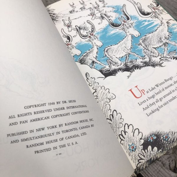 画像4: Vintage Book Dr.Seuss THIDWICK The Big-Hearted Moose (B756)