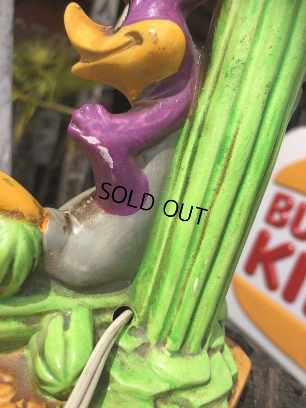 画像14: 70s Holiday Fair Warner Bros Looney Tunes Roadrunner Lamp (B752) 