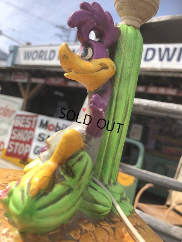 画像9: 70s Holiday Fair Warner Bros Looney Tunes Roadrunner Lamp (B752) 