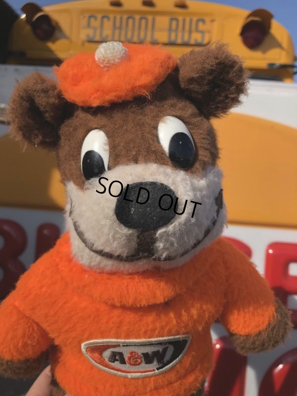画像7: 70s Vintage A&W Root Beer Rooty Bear Plush (B754)