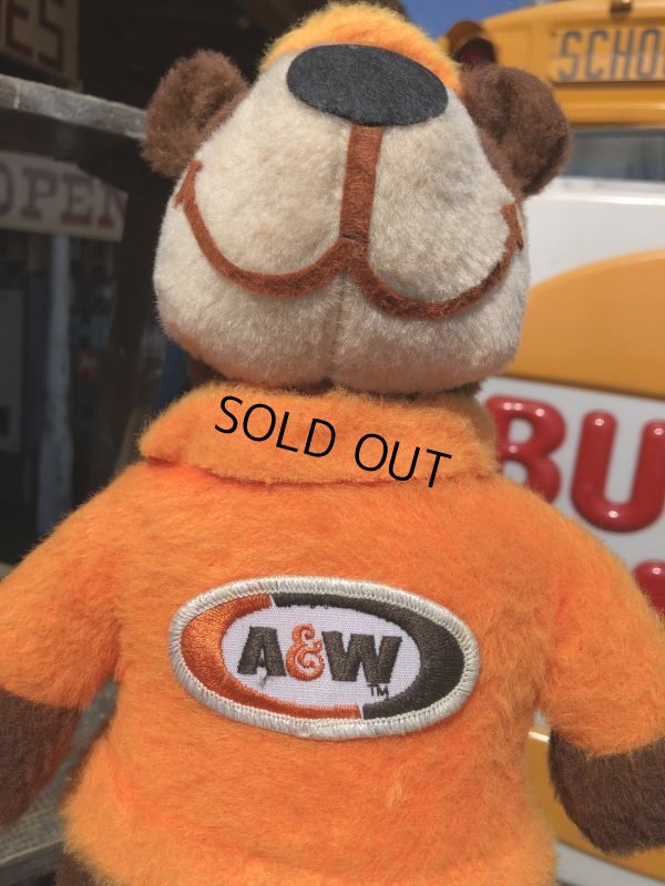 画像8: 70s Vintage A&W Root Beer Rooty Bear Plush (B753)