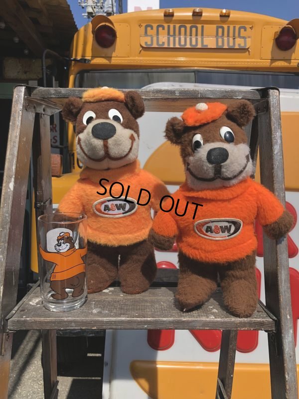 画像11: 70s Vintage A&W Root Beer Rooty Bear Plush (B754)