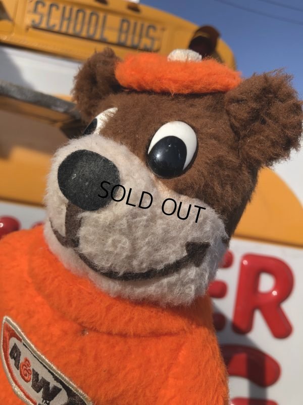 画像6: 70s Vintage A&W Root Beer Rooty Bear Plush (B754)