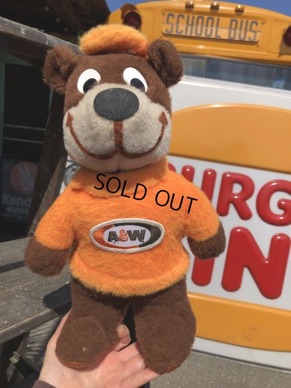 画像10: 70s Vintage A&W Root Beer Rooty Bear Plush (B753)