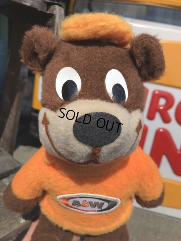 画像9: 70s Vintage A&W Root Beer Rooty Bear Plush (B753)