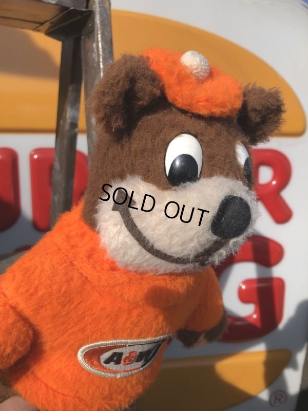 画像5: 70s Vintage A&W Root Beer Rooty Bear Plush (B754)