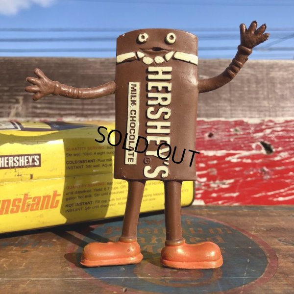 画像1:  80s Vintage Hershey's Advertising Chocolate Bar Bendable Figure (B757) 　