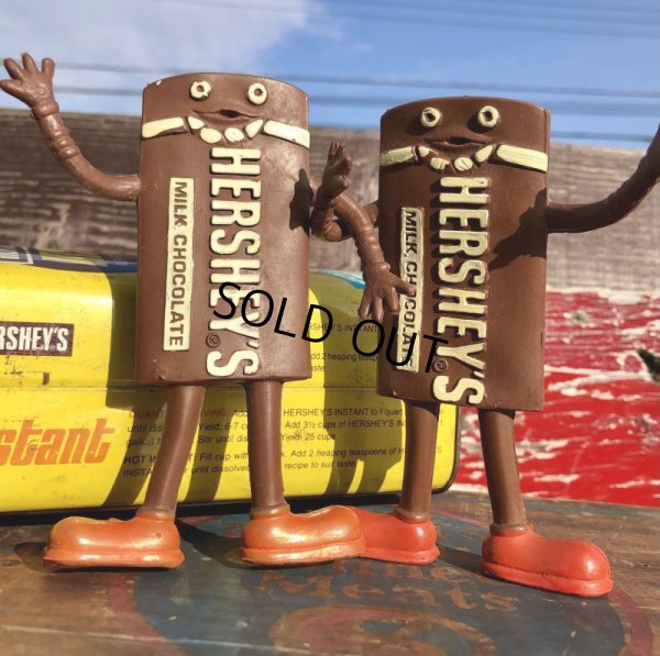 画像7:  80s Vintage Hershey's Advertising Chocolate Bar Bendable Figure (B757) 　