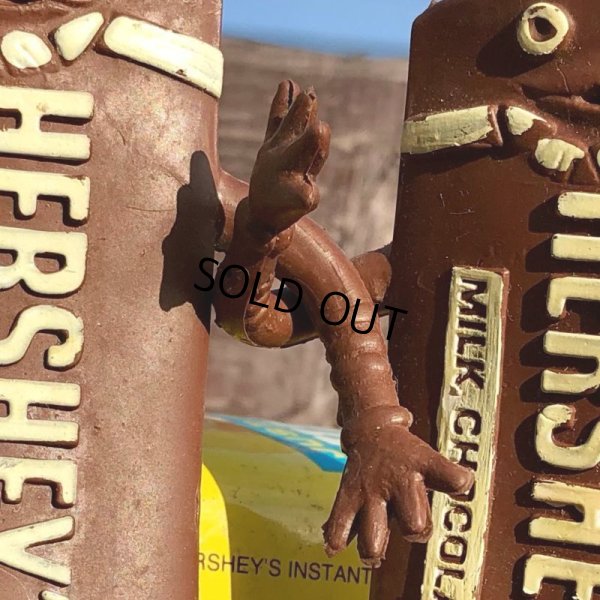 画像9:  80s Vintage Hershey's Advertising Chocolate Bar Bendable Figure (B757) 　