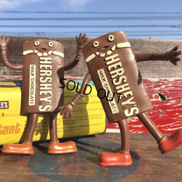 画像6:  80s Vintage Hershey's Advertising Chocolate Bar Bendable Figure (B757) 　