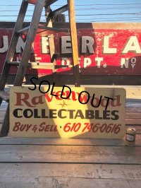 Vintage Ravenwood Chardon COLLECTIBLES BUY & SELL Hand Paint Wooden Sign (B758) 