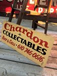 画像8: Vintage Ravenwood Chardon COLLECTIBLES BUY & SELL Hand Paint Wooden Sign (B758) 