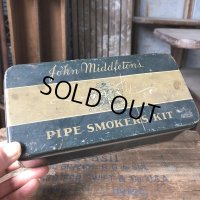 Vintage Advertising Tin Can John Middleton's PIPE SMOKER'S KIT (B765)