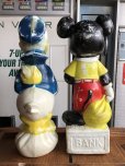 画像13: 60s Vintage Donald Duck Blow Mold Plastic Coin Bank 47cm (B747)