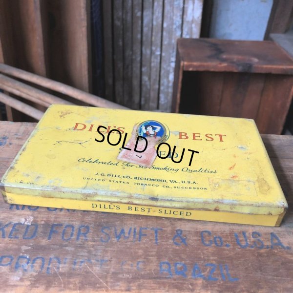 画像6: Vintage Advertising Tin Can DILL'S BEST Tabacco (B773)