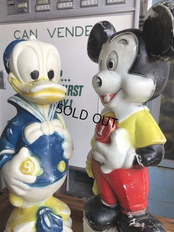 画像17: 60s Vintage Mickey Mouse Blow Mold Plastic Coin Bank 49cm (B746)