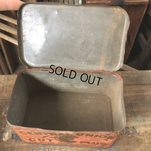 画像7: Vintage Advertising Tin Can CENTRAL UNION Cut Plug (B764)