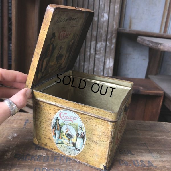 画像4: Vintage Advertising Tin Can Cinco Cigar (B762)