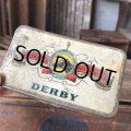 Vintage Advertising Tin Can DERBY Tabacco (B767)