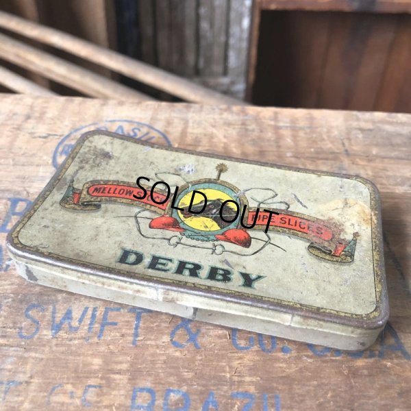 画像7: Vintage Advertising Tin Can DERBY Tabacco (B767)