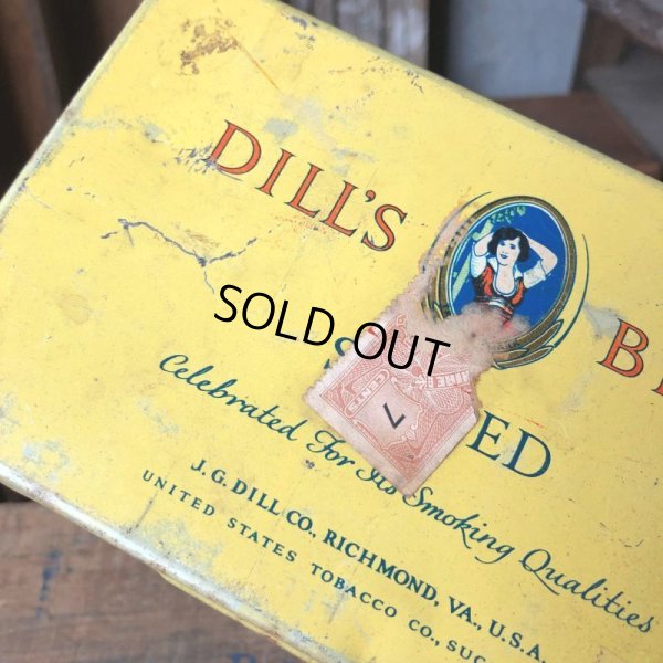 画像7: Vintage Advertising Tin Can DILL'S BEST Tabacco (B773)