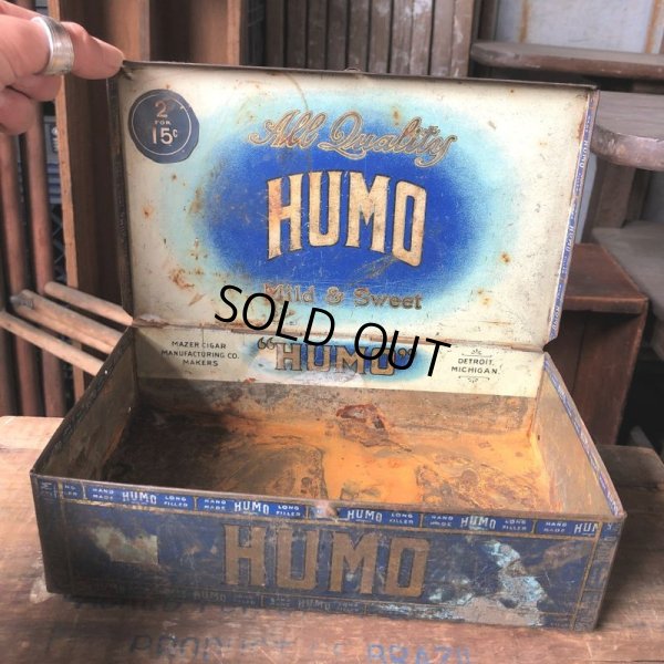 画像2: Vintage Advertising Tin Can HUMO Cigar (B759)