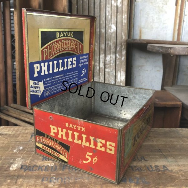 画像4: Vintage Advertising Tin Can PHILLIES Tabacco (B761)