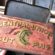 画像10: Vintage Advertising Tin Can CENTRAL UNION Cut Plug (B764)