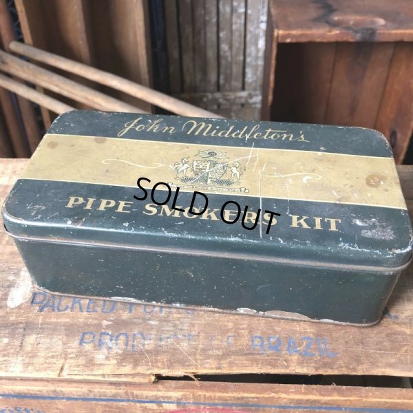 画像2: Vintage Advertising Tin Can John Middleton's PIPE SMOKER'S KIT (B765)