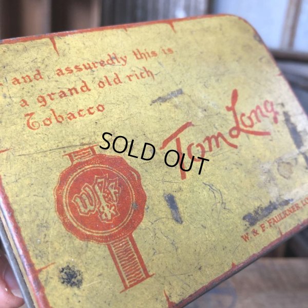 画像8: Vintage Advertising Tin Can Tom Long Tabacco (B770)
