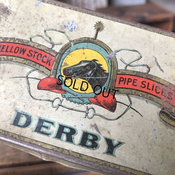 画像8: Vintage Advertising Tin Can DERBY Tabacco (B767)