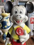 画像18: 60s Vintage Mickey Mouse Blow Mold Plastic Coin Bank 49cm (B746)