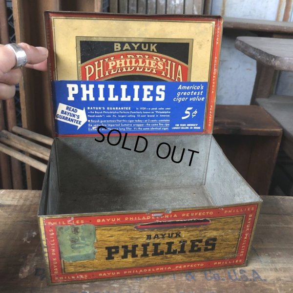 画像3: Vintage Advertising Tin Can PHILLIES Tabacco (B761)