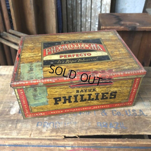 画像2: Vintage Advertising Tin Can PHILLIES Tabacco (B761)