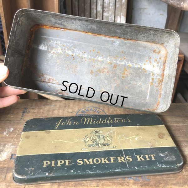 画像7: Vintage Advertising Tin Can John Middleton's PIPE SMOKER'S KIT (B765)