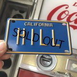 Vintage California Mini Bike Vanity Metal License Plate / HILL (B790) 