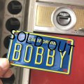 Vintage California Mini Bike Vanity Metal License Plate / BOBBY (B813) 