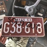 60s Vintage American License Number Plate (B839)