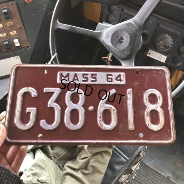 画像1: 60s Vintage American License Number Plate (B839)