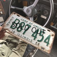 50s Vintage American License Number Plate (B850)