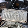 画像2: 60s Vintage American License Number Plate (B843) (2)