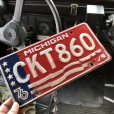 画像1: 70s Vintage American License Number Plate 200YRS (B821) (1)