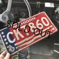 70s Vintage American License Number Plate 200YRS (B821)