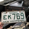 画像1: 50s Vintage American License Number Plate (B852) (1)