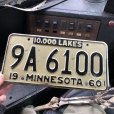 画像1: 60s Vintage American License Number Plate (B830) (1)