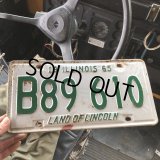 60s Vintage American License Number Plate (B841)